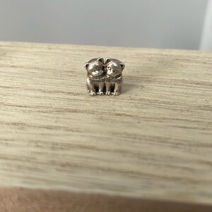 Pandora Cats with Heart Tail Bead